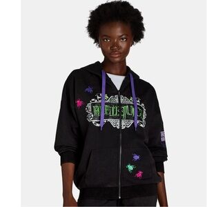 NWT  Beetlejuice Jacket women size XXS